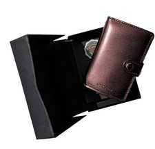 Mini Wallet in Brown -