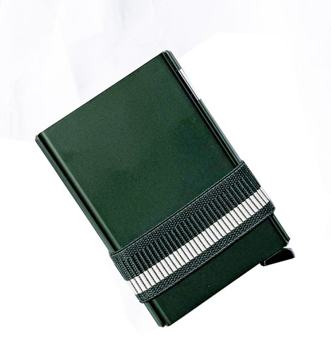 Card slide wallet green - slide,