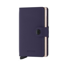 Mini Wallet in Purple  Matte