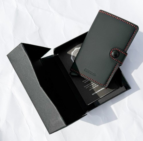Mini wallet matte black secrid - wallet,
