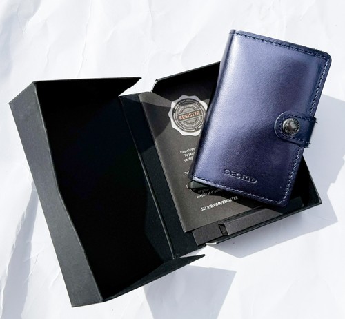 Mini wallet blue - blue,